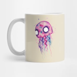 Jellyfish Watercolor Mug